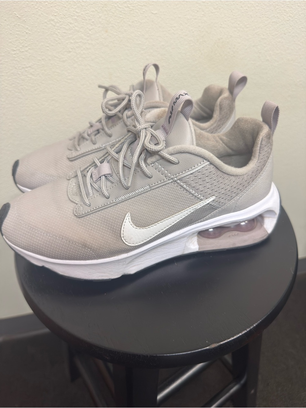 Nike Women’s Taupe Mesh Air-Visible Sole Sneakers